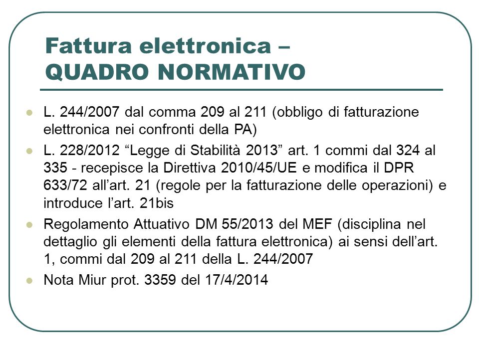 La Fatturazione Elettronica E La Comunicazione PCC Ppt Scaricare